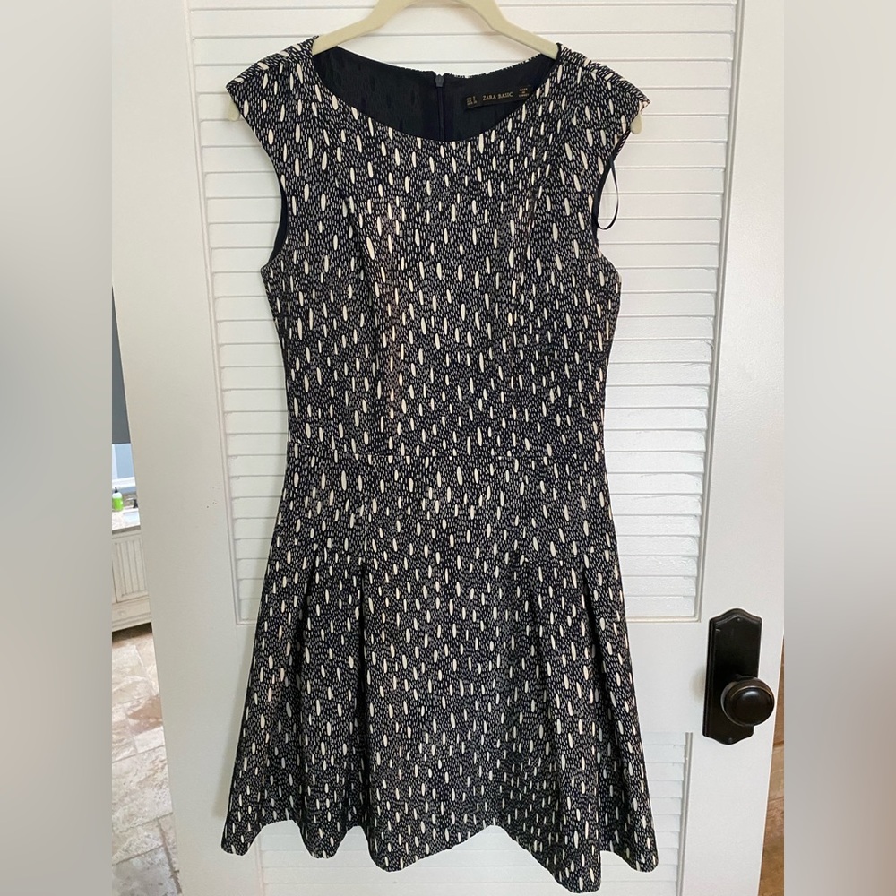 Zara dress - navy and white